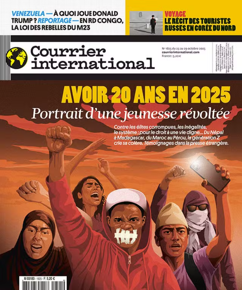 Courrier International - Click to enlarge picture.